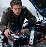 寒冬防电瓶亏电，轻松启动无忧